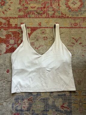 lululemon athletica white align tank top